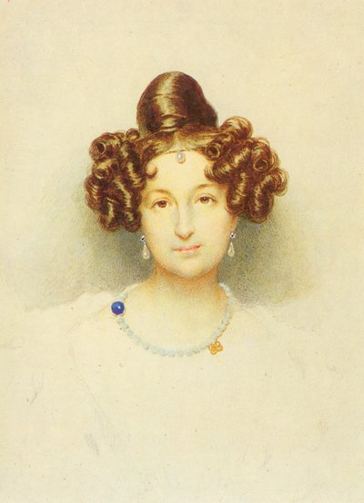 Portrait of Countess Elisaweta Woronzowa (1792-1880) by Josef Eduard Teltscher
